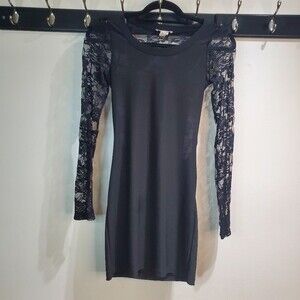 Body central body con dress with lace size 5